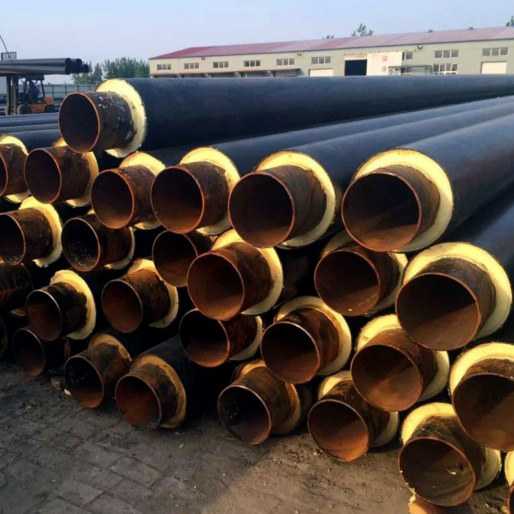 Insulated steel pipe